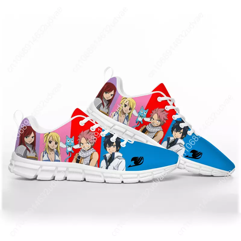 Anime F-Fairy T-Tail Natsu Dragneel scarpe sportive uomo donna adolescente bambini Sneakers Casual scarpe da coppia personalizzate di alta qualità