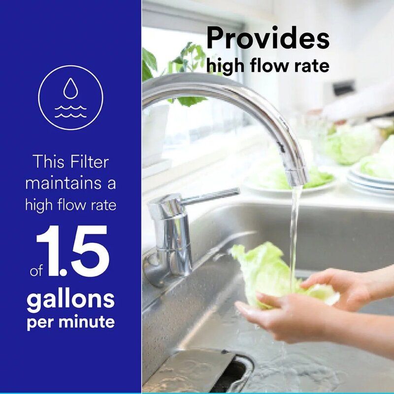Filter Filter penggantian penyaringan air perubahan cepat wastafel maksimum, untuk sistem 3US-MAX-S01 | AS | Baru