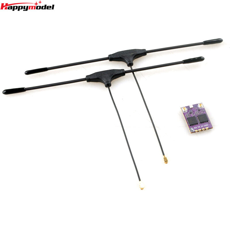 HappyModel ES900 DUAL RX ELRS Diversity Receiver 915MHz/868MHz Built-in TCXO for RC Airplane FPV Long Range Aircraft Drone