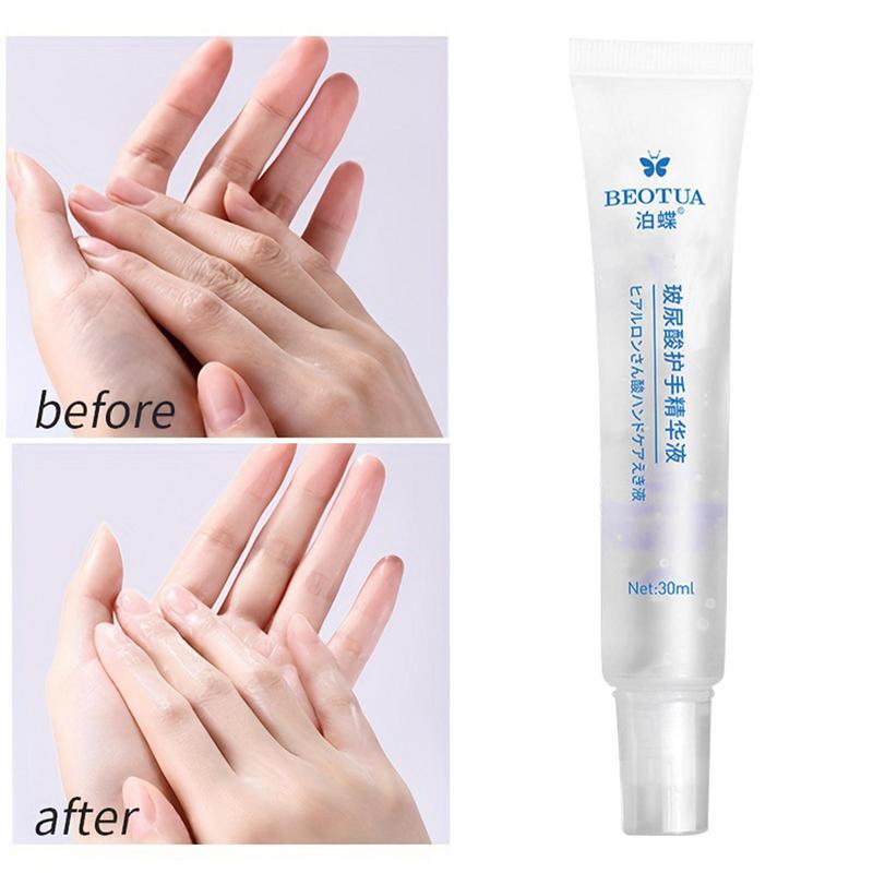 Hand Essence For Dry Hands Hyaluronic Acid Moisturizing Brightening Hand Lotion 30ml Refreshing Hand Skincare Travel Size Hand