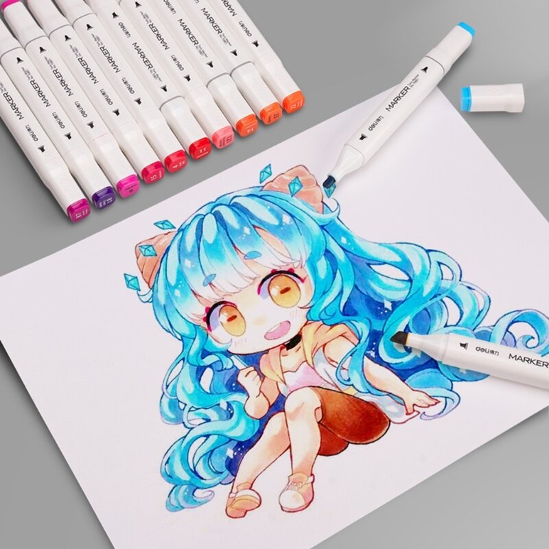 Kertas Sketsa Cat Air untuk Menggambar Pensil Warna Pemula