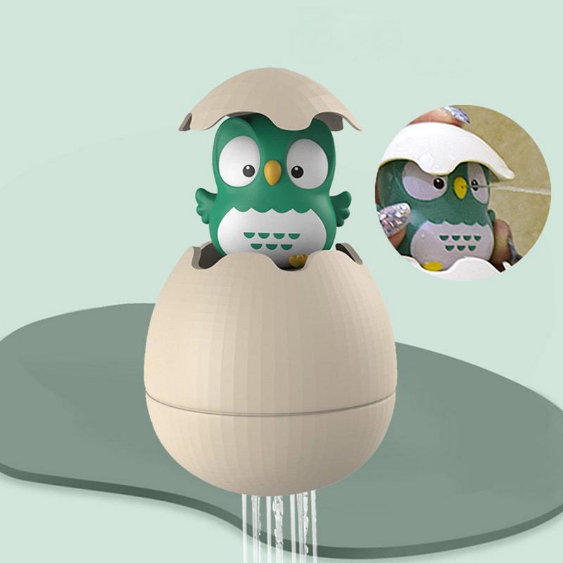 New Shower Baby Toys Cute Owl Egg Bath Toys Water Spray Sprinkler Bathroom Sprinkling Swimming Toddler Toys