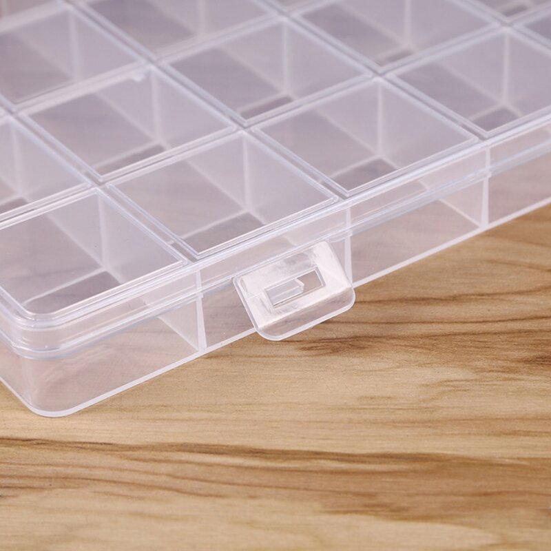 28 Grids Plastic Jewelry Bead Storage for Case-Box Container for Pills-Herb Tiny Bead Art DIY Crafts Jewelry
