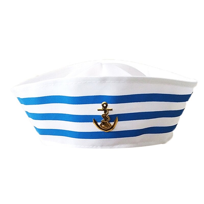 Quân Đội Nón Trắng Thuyền Trưởng Mũ Thủy Thủ Hải Quân Mềm Cho Đảng Trang Phục Hóa Trang