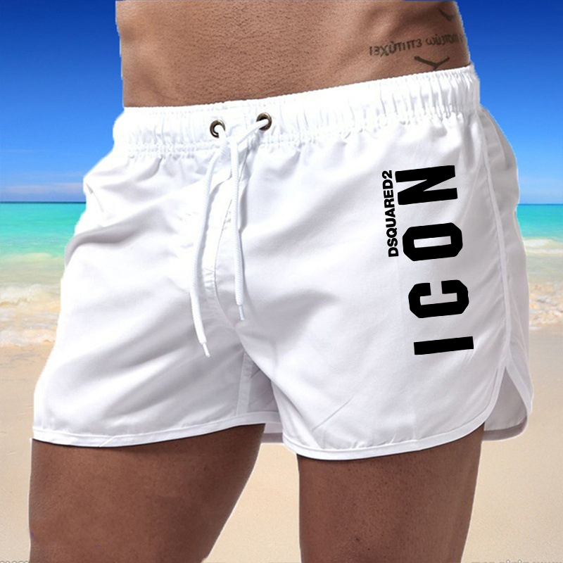 2024 New Summer Solid Color Shorts for Men High Quality Casual Business Social Elastic Waist Shorts for Men Beach Shorts