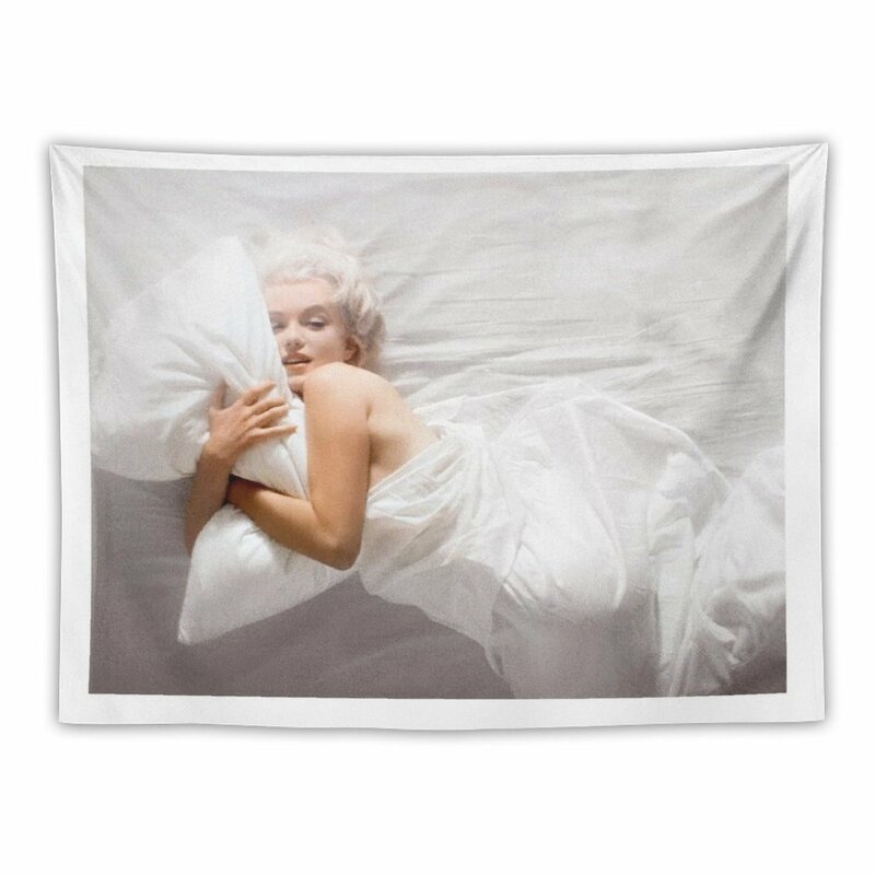 Marilyn: Jahrgang 1950 im Bett drucken Tapisserie Raum dekorationen Ästhetik Dekoration Wand