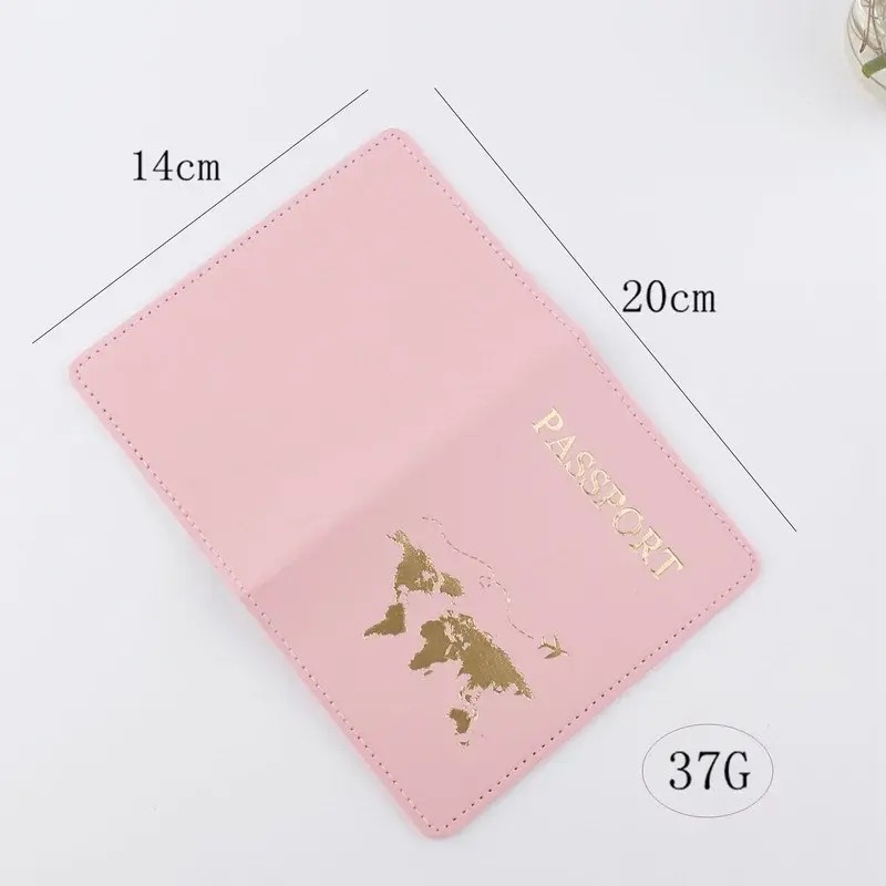 남녀공용 맞춤형 이름 여권 커버, 무료 맞춤 각인, 얇은 슬림 여행 여권 거치대 지갑 선물, 카드 케이스 커버