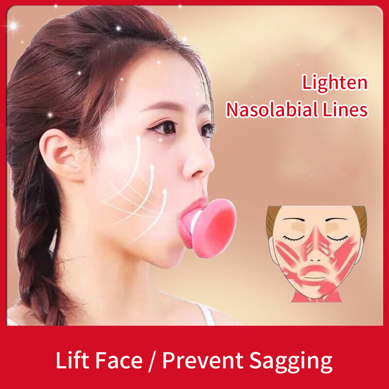 1 PCS V Shape Face Slimming Lifter Face Lift Skin Firming Exerciser Double Chin Muscle Traning Silica Gel Wrinkle Removal Tools