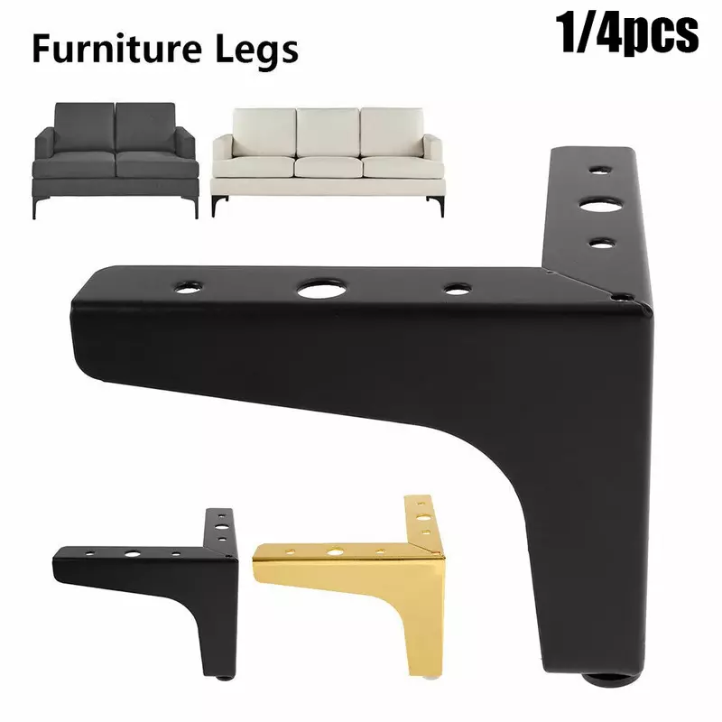 4Inch Height 10cm Furniture Sofa Legs Modern Metal Diamond Triangle Furniture Feet DIY Table Bed Chair Desk Cabinet Legs