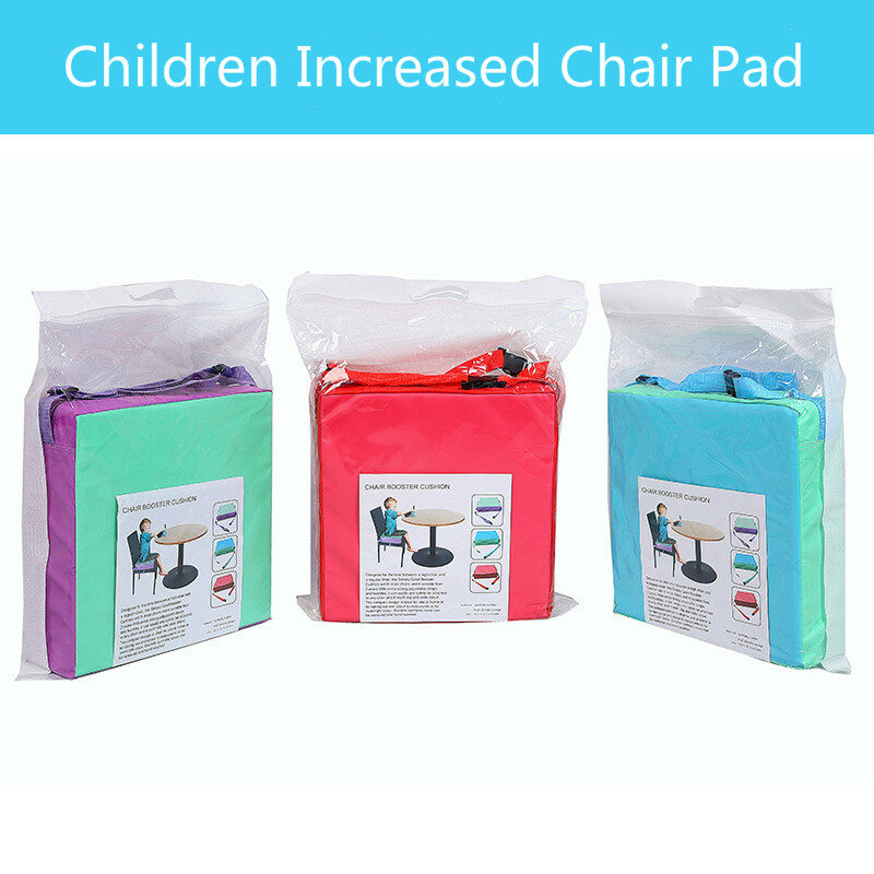 어린이 의자 패드, 부드러운 아기 어린이 식사 쿠션 조절 이동식 의자 부스터 쿠션 유모차 의자 패드