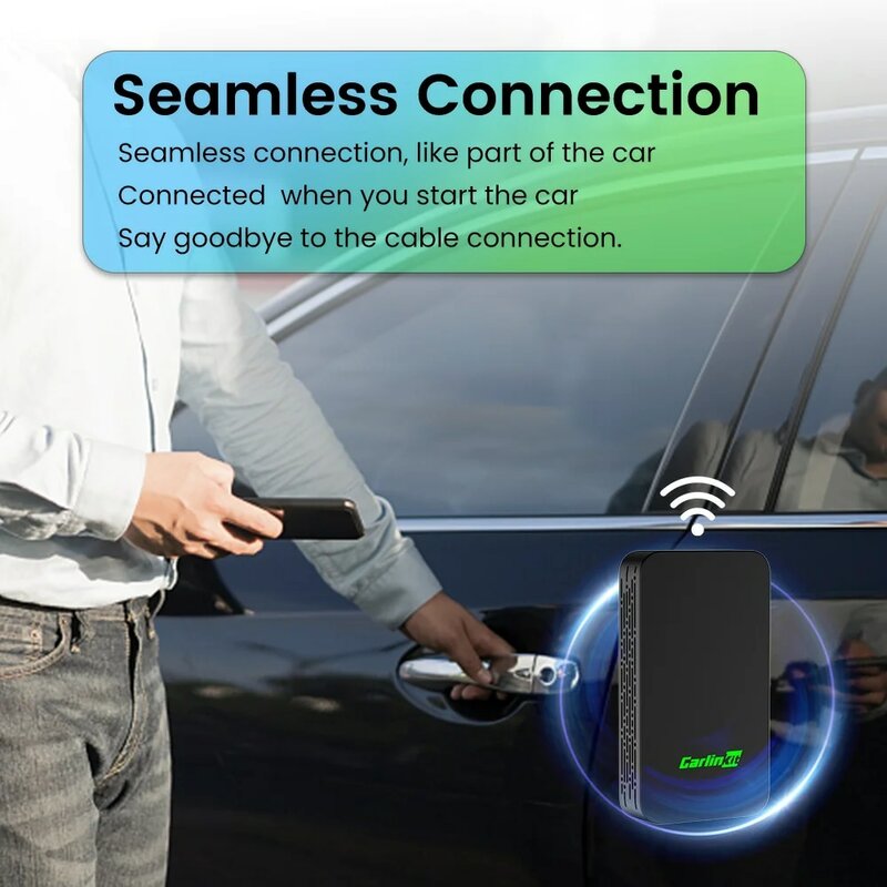 Carlin kit 5,0 Carplay Android Auto Wireless Adapter tragbarer Dongle für OEM Autoradio mit kabel gebundenem Carplay/Android Auto