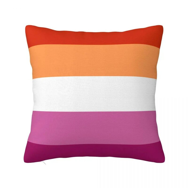 Lesbiche Pride Flag 2019 federa quadrata per cuscino da divano