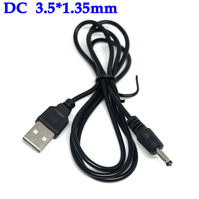 USB 전원 부스트 라인 DC 5V 스텝 업 모듈, USB 컨버터 어댑터 케이블, 2.1x5.5mm, 2.5x5.5mm, 5521 5525 플러그, 1 개