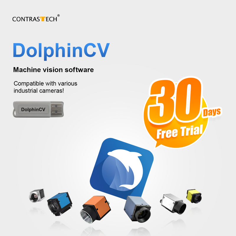 30 days Trial Free Dolphin CV Professional Machine Vision Software Compatible with various industrial cameras