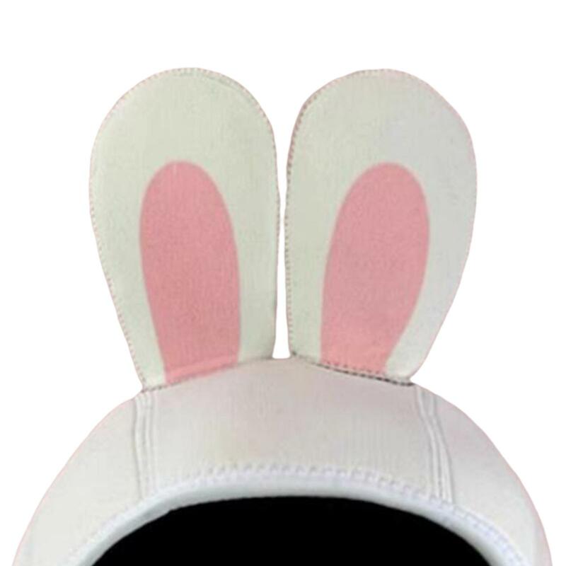 Мультяшный кролик Дайвинг капюшон неопреновый гидрокостюм капюшон Теплый для фотографий