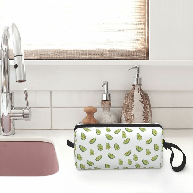Avocado-女性用バス衛生バッグ,女性用トラベルギフトボックス,果物と野菜の化粧品オーガナイザー,美容収納バッグ