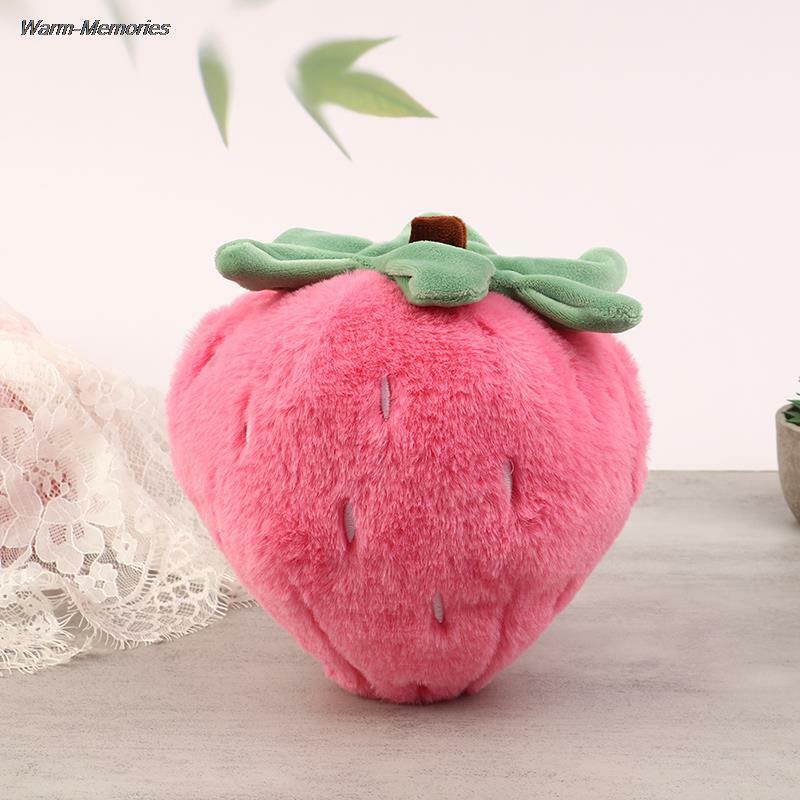 Super weiches Erdbeer kissen Spielzeug kreative leichte niedliche Erdbeer kissen puppe nach Hause dekorative Puppen verzierungen für Mädchen Geschenk