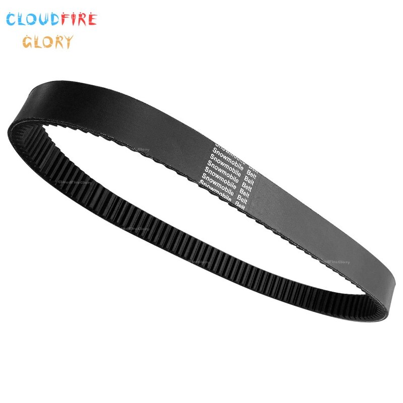 CloudFireGlory 0627-020 0627020 Drive Belt Replacement Rubber Black For Arctic Cat Snowmobile 1998-2006