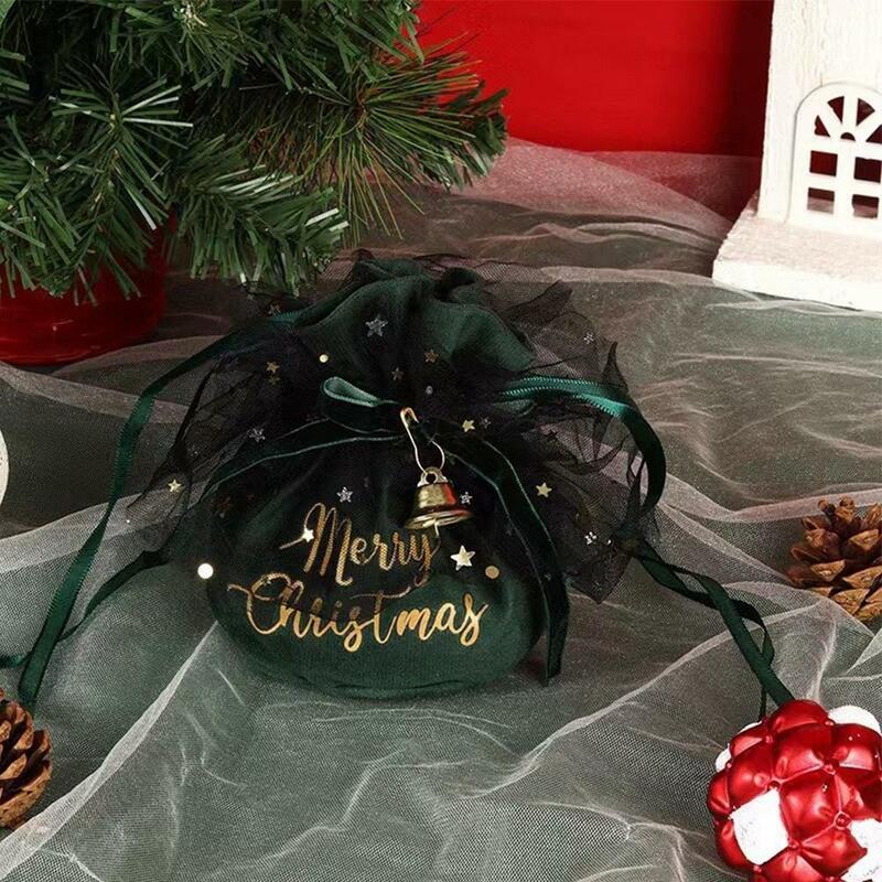 1 шт., Рождественская сумка для упаковки конфет, печенья, игрушек