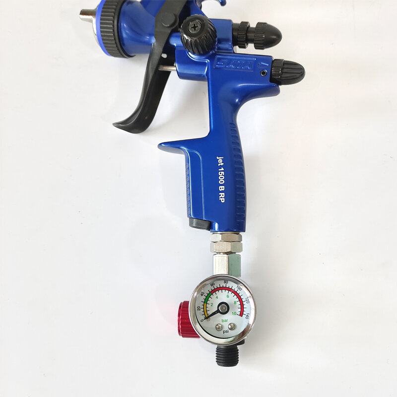 Atpro pistola de pulverizador barômetro regulador pressão pintura pulverizador universal medidor pressão controle regulador entrada g1/4