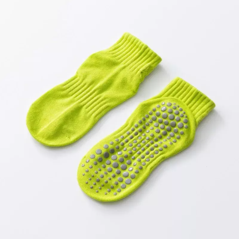 New Solid Color Simple Non-slip Breathable Yoga Socks Pilates Socks Women Indoor Dance Fitness Gymnastics Training Sports Socks
