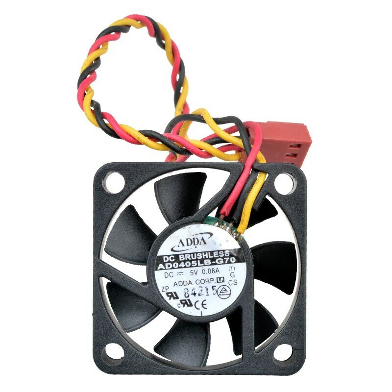 AD0405LB-G70 4cm 40mm fan 40x40x10mm DC5V 0.08A 3 lines Double ball bearing Cooling fan for small case power supply
