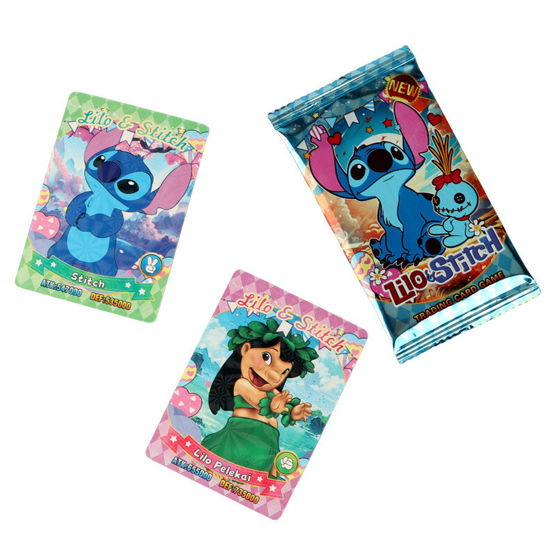288 teile/schachtel Disney Stitch Karte Anime Sammler karte Peripherie Geschenke Spielzeug
