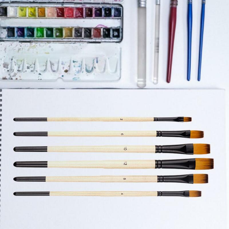 Wide Application Washable Comfortable to Grip Miniature Painting Brushes for Household