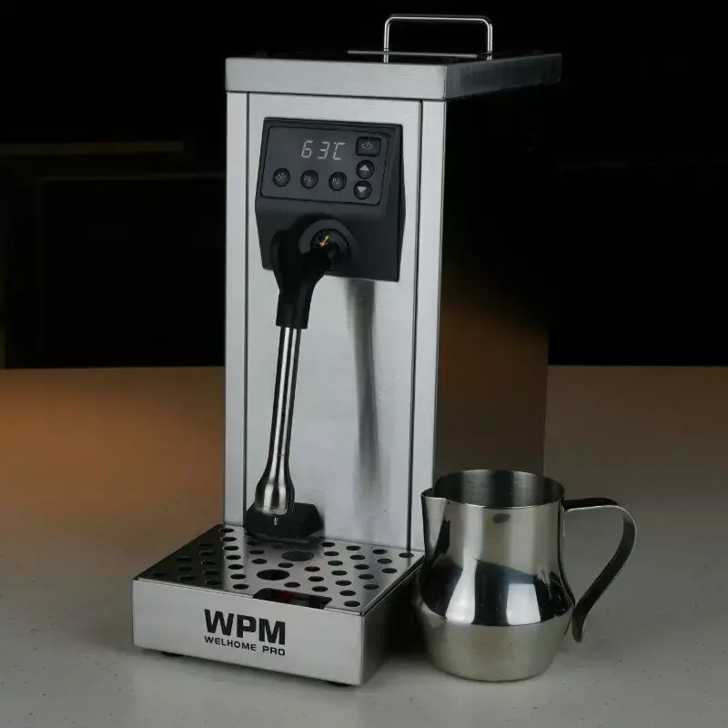 プロフェッショナル自動ミルク泡立て器,温度設定,200-240 v,家庭用,完全自動