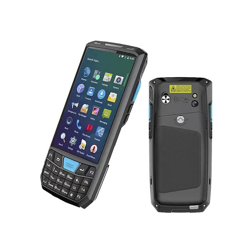 Rugged Handheld Mobile Terminal Pda 1d 2d Qr Barcode Scanner With Ce Fcc Rohs Ccc Certificate Pdas