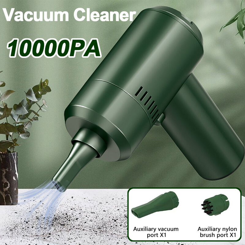 10000PA Mini Wireless Vacuum Cleaner Portable Handheld Keyboard Powerful Cleaning Machine Cleaner for Car/Office/Home
