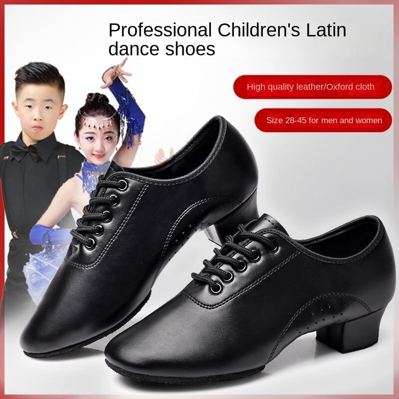 Туфли танцевальные Danci мужские универсальные, профессиональные туфли для латиноамериканских танцев, для дома и улицы, с мягкой подошвой, на каблуке-котенке, для взрослых