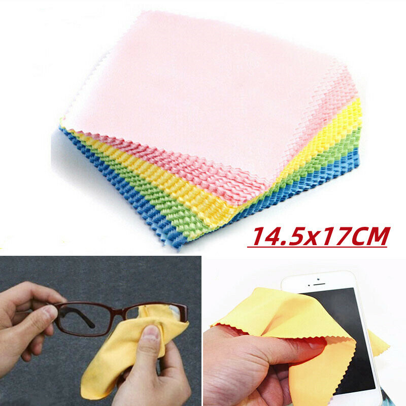 1Pcs Glasses Lens Soft Cloth Mobile Phone Screen Wiping Cloth Cleaner Clean Microfiber Eyeglass Screen Camera Wipes Tools New