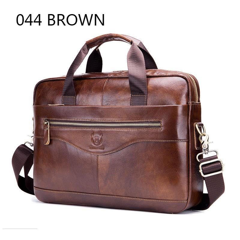 Men's Cowhide Leather Briefcase Mens Genuine Leather Handbags Crossbody Bags High Quality Luxury Business Messenger Bags Laptop