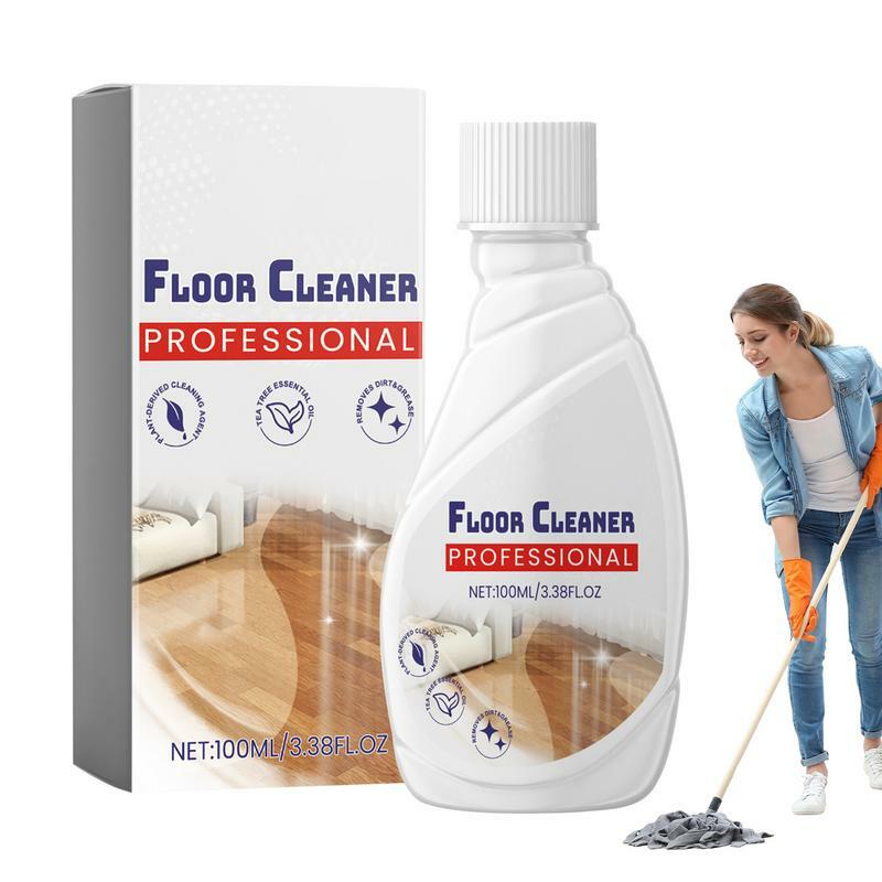 100ml Floor Cleaning Agent Tile Dirt Brighten Polishing Liquid Hardwood Floor Cleaning Scratch Remover Marble Mopping Solution