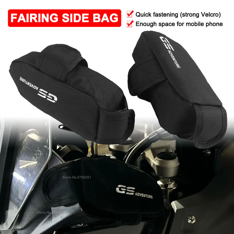 Motorcycle Side Bag Fairing Windshield Saddlebag Package For BMW R1250GS R1200GS Adventure GS R1200 R1250 GSA 2023 Storage Bag