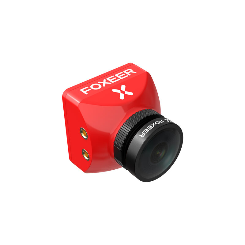 Foxeer-T-Rex Mini Câmera para FPV Drone, CMOS de baixa latência, comutável Super WDR, 1500TVL, 2MP, 4:3, 16:9 PAL, NTSC, Aeronave