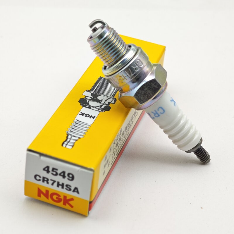 1pcs Original Motorcycle Spark Plug CR7HSA #4549 For CBT125 Haomai GY6 Ghost Fire Fuxi Qiaoge