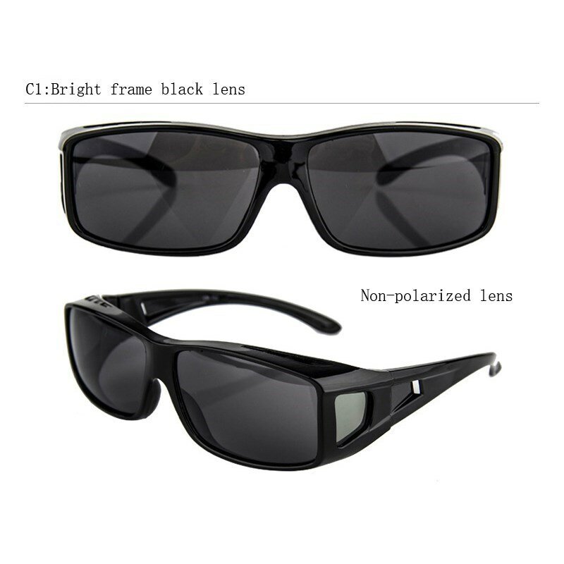 Polarization Goggles Plus Big Frames Fashion Flexible Sunglasses Men Polarized Lens Driving Sun Glasses Windbreak Eyewear UV400
