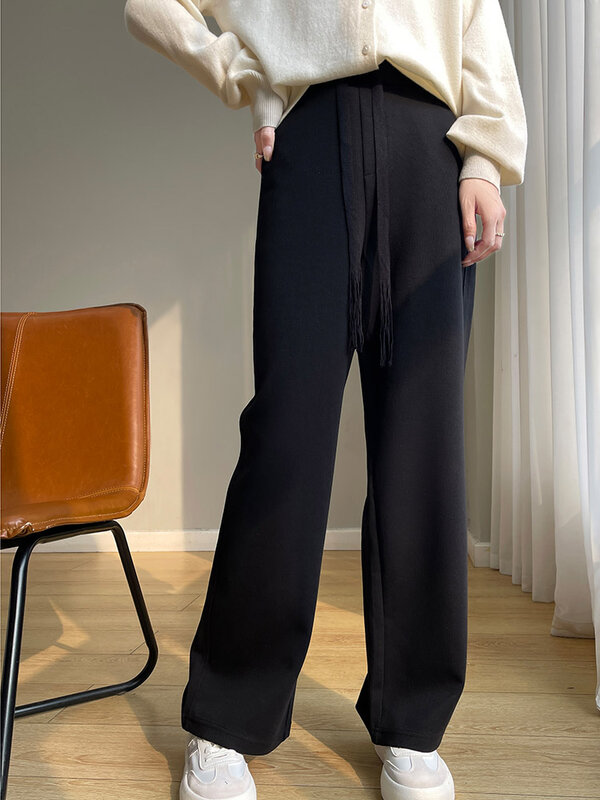 FJMODAL-Pantalon large en coton pour femme, pantalon de sport confortable, vêtements décontractés, mode printemps et été, nouveau, livraison gratuite
