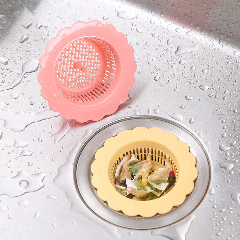 1PC Kitchen Mesh Sink Strainer Waste Collector Water Filter Shower Floor Drain Cover Hair Anti-Blocking Bathroom Accessories