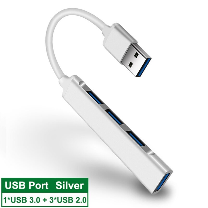 HUB USB C 3.0 tipo C adattatore Splitter Multi USB a 4 porte OTG per HUAWEI Xiaomi Macbook Pro 13 15 accessori per Computer Air Pro PC