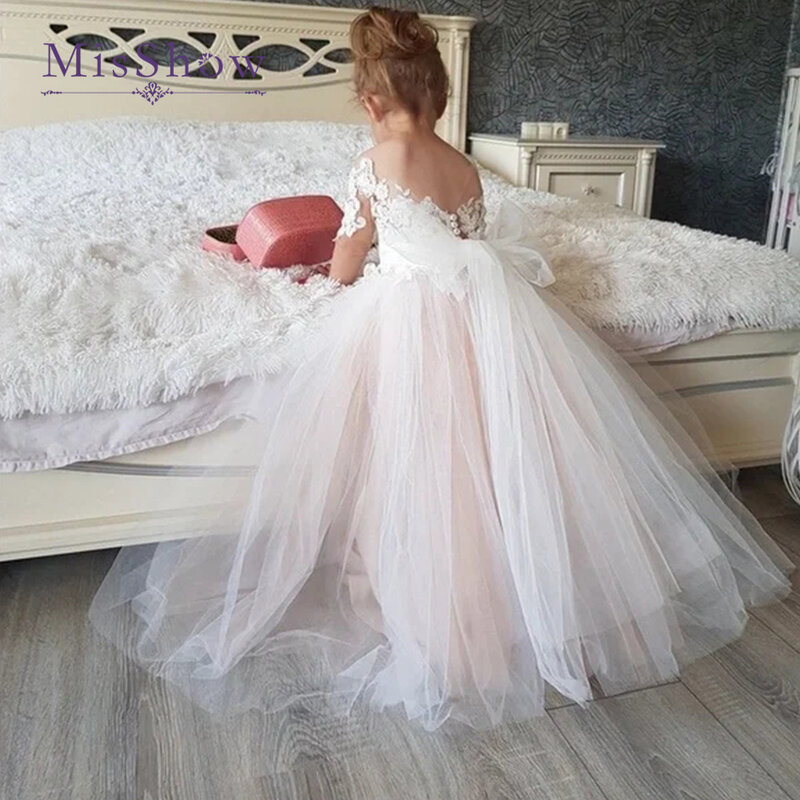 Платье для девочки с цветочным принтом, на свадьбу