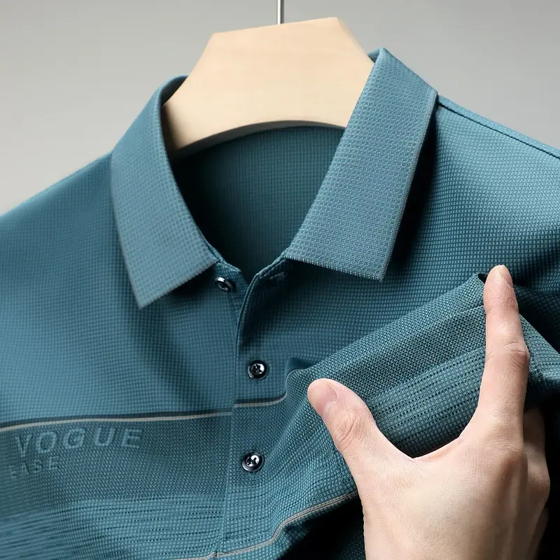 Zomer Nieuw Product Heren Casual Mode Los Comfortabel En Ademend Poloshirt
