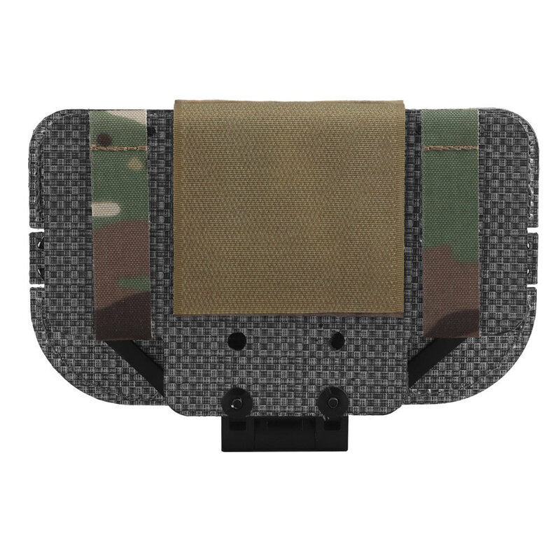 Scheda di navigazione esterna supporto per telefono cellulare Flip-down Device Panel Pouch MOLLE/PALS Tactical Vest Plate Carrier caccia sportiva