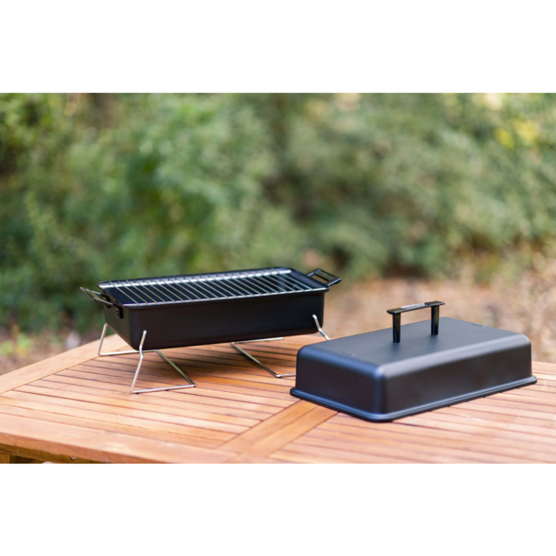 Char-broil 190 tragbare Tischplatte Holzkohle grill-schwarz, Tail gating, Camping oder am Strand.