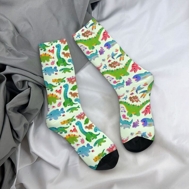 Calcetines de Jurassic Baby Pastel Harajuku para hombre y mujer, medias absorbentes de sudor, calcetines largos para todas las estaciones, accesorios para regalos