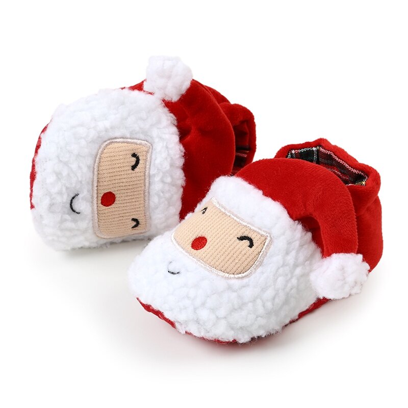 Baby Schneeschuhe Winter Weihnachten Cartoon Santa Claus warme Baby Wanderschuhe für zu Hause, Party tragen
