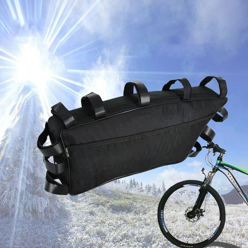 Saco De Armazenamento De Bateria Li-ion, eBike Beam Suspender Bag, Mountain Road Bicycle, Quadro De Grande Capacidade, Sacos Pendurados