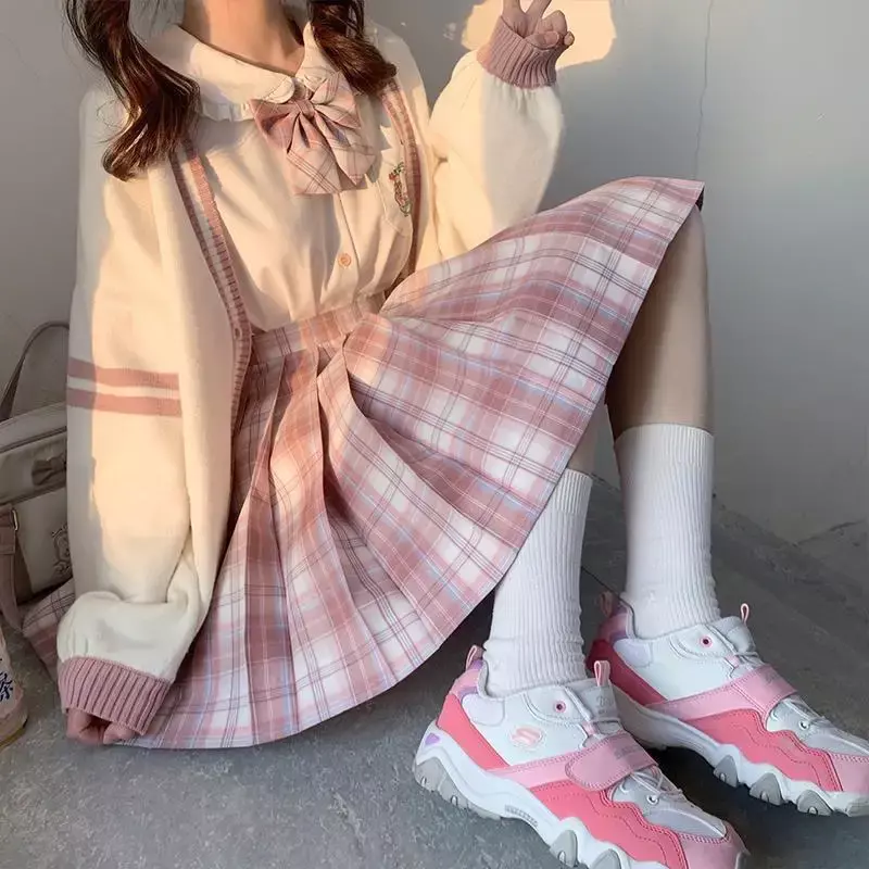 2023 jesienno-zimowy sweter damski luźny styl japoński słodki sweter dziergany haft Oversize Harajuku dla kobiet kardigany słodkie